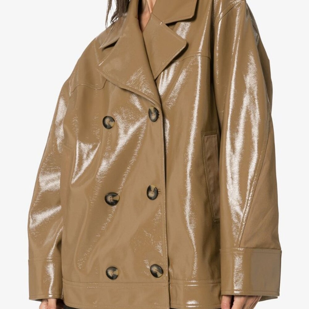 Ganni Patent Jacket